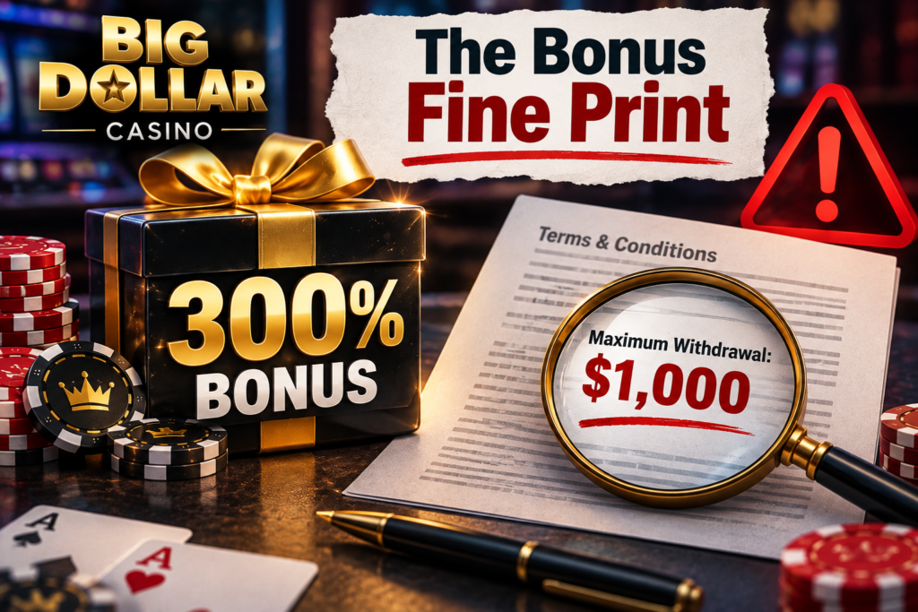 The 300% bonus carries