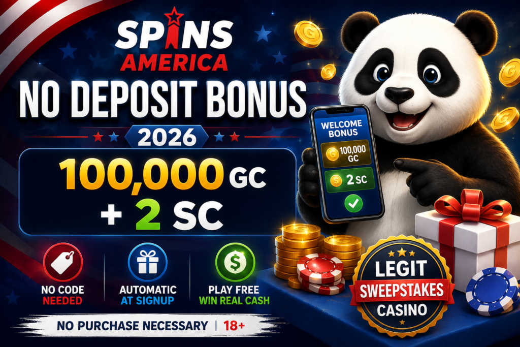 Spins America No Deposit Bonus 2026