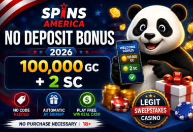 Spins America No Deposit Bonus 2026