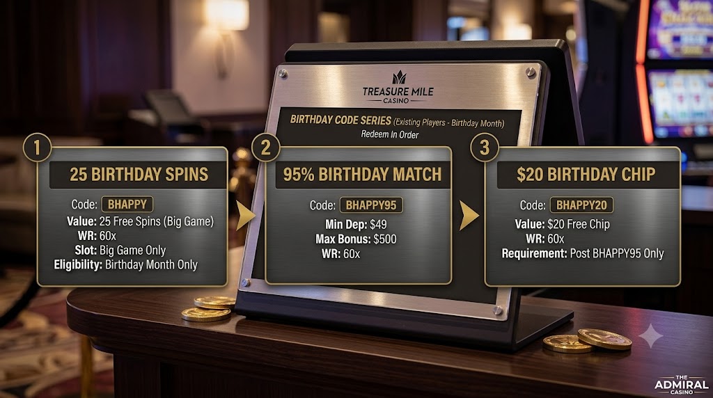 Treasure Mile Birthday Code Series