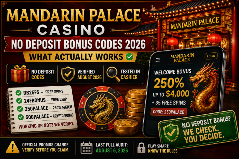 Mandarin Palace No Deposit Bonus
