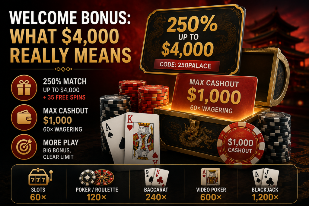 The welcome bonus